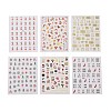 Chinese Style Nail Decals Stickers MRMJ-R088-35-M-1