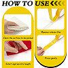 2 Rolls 2 Styles Plastic Double Sided Adhesive Tapes for Fixing Carpet AJEW-ME0001-41-3