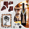 DIY Round Wooden Beads Bracelets Jewelry Making Kits DIY-SP0001-45A-6
