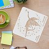 Plastic Reusable Drawing Painting Stencils Templates DIY-WH0172-297-3