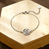 304 Stainless Steel Dragon Link Bracelets WG00EFE-01-1