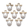 ABS Plastic Imitation Pearl Pendants OACR-N010-012-2