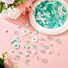 100G Transparent & Opaque Acrylic Beads TACR-TA0001-57C-6