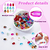 120Pcs 12 Colors Transparent Glass & Lampwork Beads Sets GGLA-GA0001-05-4