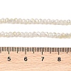 Electroplate Glass Faceted Rondelle Beads Strands EGLA-D020-3x2mm-05-A-4