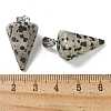 Natural Dalmatian Jasper Pendants G-B127-13P-02-3