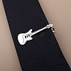 Stainless Steel Guitar Shaped Tie Clips PW-WGF86B0-04-1