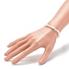 Natural White Moonstone Beaded Stretch Bracelets for Kids BJEW-JB06250-02-3