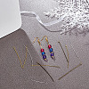 300pcs 3 Colors Brass Ball Head Pins KK-AR0002-16-2