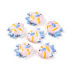 Handmade Porcelain Beads PORC-N009-08D-1