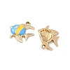 Alloy Enamel Pendants PALLOY-P313-08-2