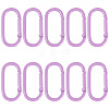 10Pcs Alloy Spring Gate Rings FIND-TA0009-25E-1