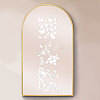 Waterproof Reflective Plastic Mirror Stickers DIY-WH0668-006-1