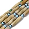 Handmade Lampwork Chevron Beads LAMP-Z019-01-05-1