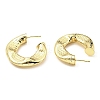 Rack Plating Brass Round Stud Earrings KK-C026-21G-2