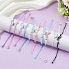 10Pcs 5 Sets 5 Styles Stainless Steel Enamel Link Bracelets BJEW-HS0001-13-5