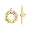 Brass Toggle Clasps KK-G548-34C-G-2
