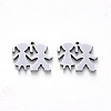 304 Stainless Steel Charms X-STAS-N092-81-2