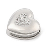 Brass Micro Pave Cubic Zirconia Slide Charms ZIRC-I068-07P-3