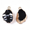 Druzy Geode Resin Pendants LS-RESI-S383-066A-2