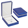 Imitation Leather Pure Color Flip-open Gift Boxes CON-WH0095-238B-03-1