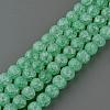Synthetic Crackle Quartz Beads Strands X-GLAA-S134-8mm-11-2