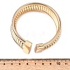 Iron Multi-strand Snake Chain Cuff Bangles for Women BJEW-P390-01A-G-3
