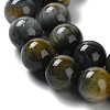 Natural Hawk's Eye Beads Strands G-E483-20-8mm-AB-2