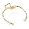 Infinity Brass Cuff Bangles BJEW-D039-37F-G-3