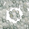 Frosted Transparent Acrylic Beads X1-OACR-F013-13F-1