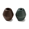 Spray Painted Wooden European Beads WOOD-A029-05-1