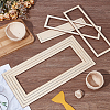Wooden Concentric Geometric Figure Rail Set WOOD-WH0050-038A-2