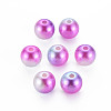 Acrylic Imitation Pearl Beads MACR-Q222-01C-10mm-4