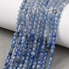 Gradient Color Natural Blue Aventurine Beads Strands GG-CBA9631-D02-01-1