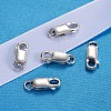 Anti-Tarnish Rhodium Plated 925 Sterling Silver Lobster Claw Clasps STER-K014-H154-12mm-P-3