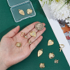 12Pcs 6 Styles Brass Pendants KK-ME0004-68-3