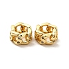 Rack Plating Brass Micro Pave Cubic Zirconia European Beads KK-C010-23-2