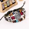 Imitation Leather Multi-strand Bracelets for Men WGBDC80-01-1