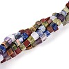Natural & Synthetic Mixed Gemstone Beads Strands G-T143-34-4