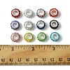 60Pcs 12 Colors Polymer Clay Rhinestone European Beads CPDL-FS0001-02-6