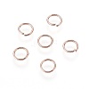 304 Stainless Steel Open Jump Rings STAS-O098-01RG-06-1