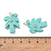 Synthetic Turquoise Carved Pendants GG-CBA67BD-02G-D-3