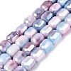 Anti-Tarnish Electroplate Glass Beads Strands EGLA-N027-03A-03-1