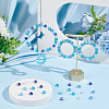   500Pcs 5 Style Electroplate Glass Beads EGLA-PH0001-40B-5