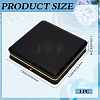 Imitation Leather Pure Color Flip-open Gift Boxes CON-WH0095-238A-02-2