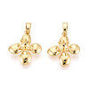 Brass Cup Pearl Peg Bails Pin Pendants LS-KK-T079-21G-1