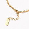Brass Figaro Chain Bracelets BJEW-H537-01G-2