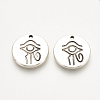 Tibetan Style Alloy Charms TIBE-Q072-15AS-RS-1