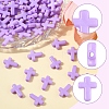 200Pcs Opaque Acrylic Beads SACR-FS0001-39F-2