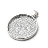 Alloy Pendant Cabochon Settings PALLOY-A13349-P-NR-2